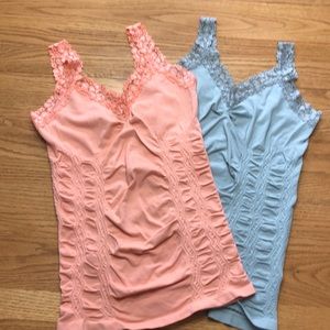Set of two camis.